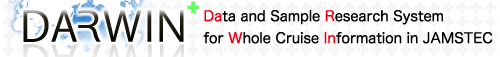 'Data and Resarch System for Whole Cruise Information in JAMSTEC' : 'JAMSTEC Cruise data catalog'