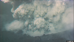 海底火山の噴火
